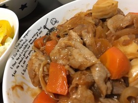 ケチャップで簡単酢豚!