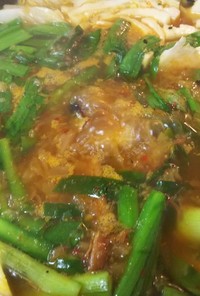 簡単絶品・さんま干物を使った海鮮キムチ鍋