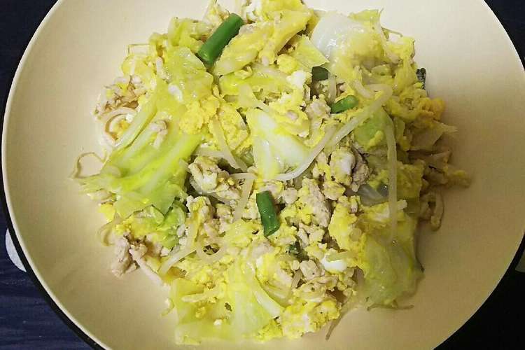 鶏ひき肉とキャベツの卵とじ レシピ 作り方 By こ さん2896 クックパッド 簡単おいしいみんなのレシピが352万品