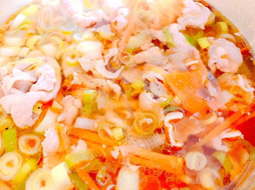 【体質改善】豚肉の中華スープの画像