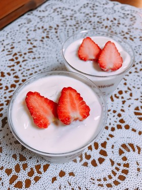 ムース感覚♡マシュマロデザートヨーグルト