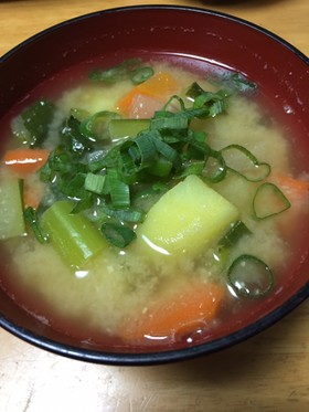 有り合わせ味噌汁