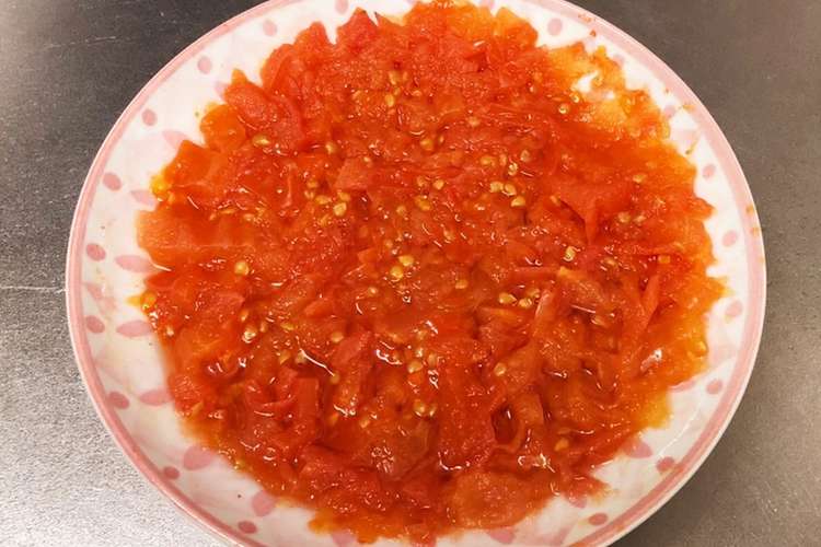 離乳食 生トマトでトマトソースベース作り レシピ 作り方 By くるぞうたんたん クックパッド 簡単おいしいみんなのレシピが376万品