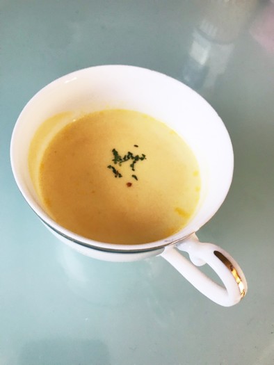 冷凍裏ごし南瓜で超簡単！かぼちゃスープの写真