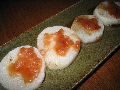 長芋の梅ソース焼の写真
