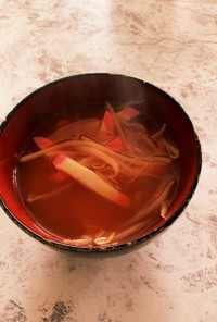 トマトジュースで作る簡単スープ