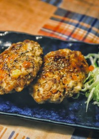 【ブレンドスパイス】豆腐ハンバーグ