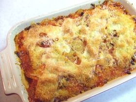 **新じゃがの重ね焼き**