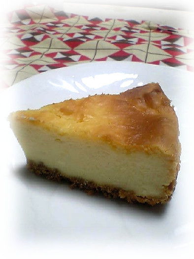 レモン風味のチーズケーキの写真