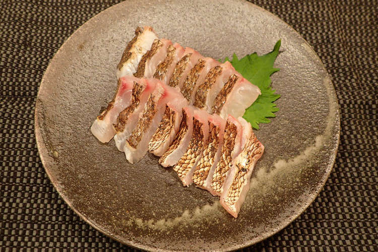 マダイの炙り刺身 レシピ 作り方 By あおもりの肴 クックパッド 簡単おいしいみんなのレシピが354万品