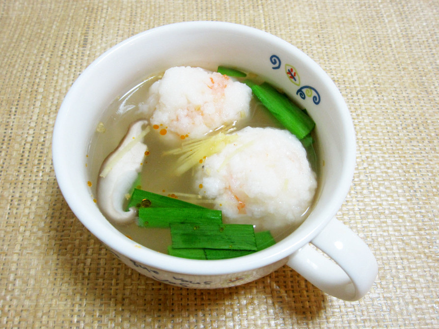 海老団子の中華スープの画像