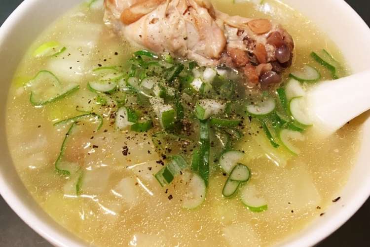 圧力鍋で簡単サムゲタン風スープ レシピ 作り方 By Aoyuka3 クックパッド