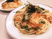 いくらと明太子の冷製パスタの写真