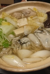 ▲牡蠣鍋
