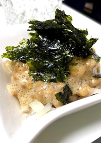 簡単☆納豆と大根と海苔のおつまみ・副菜