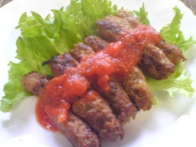 トマト風味の簡単ソーセージ