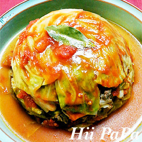 レンジにお任せ!巻かないロールキャベツ