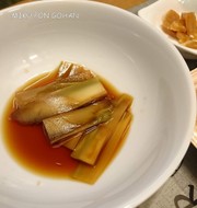 ブロッコリーの茎でエコおつまみの写真