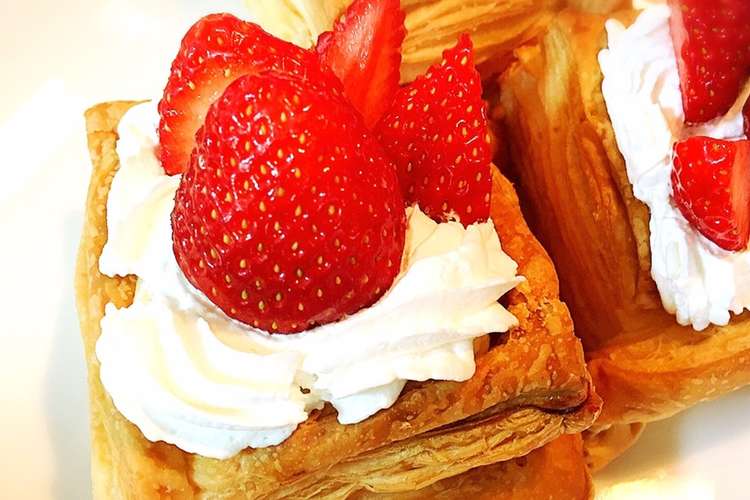いちごカスタード生クリームパイ レシピ 作り方 By ちいちゃん クックパッド 簡単おいしいみんなのレシピが352万品