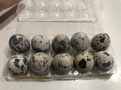 うずらのゆで卵の作り方の写真