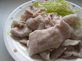 さっぱり!ヘルシー!つるりんゆで豚★
