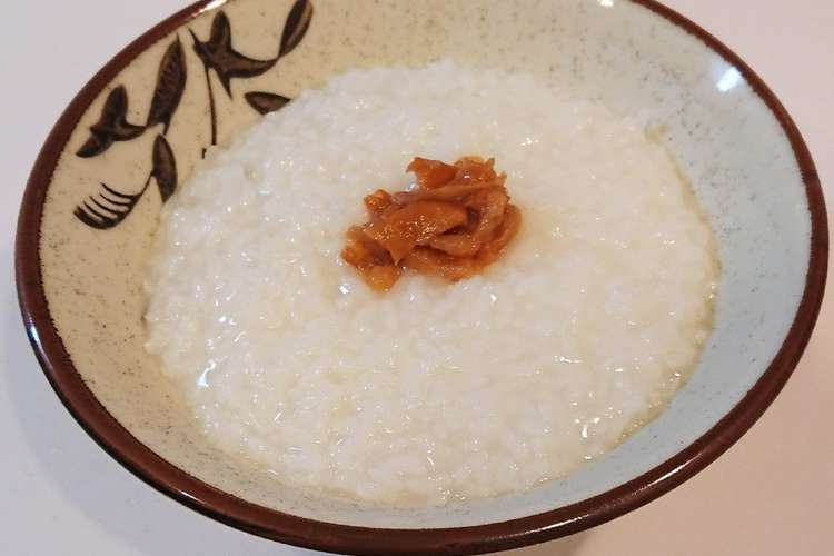 ご飯から作る簡単お粥 レシピ 作り方 By ぺあ クックパッド 簡単おいしいみんなのレシピが351万品