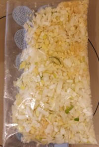 冷凍保存♡﻿香味野菜ミックス
