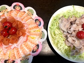 ☆ひなまつりに☆簡単お寿司ケーキ風☆