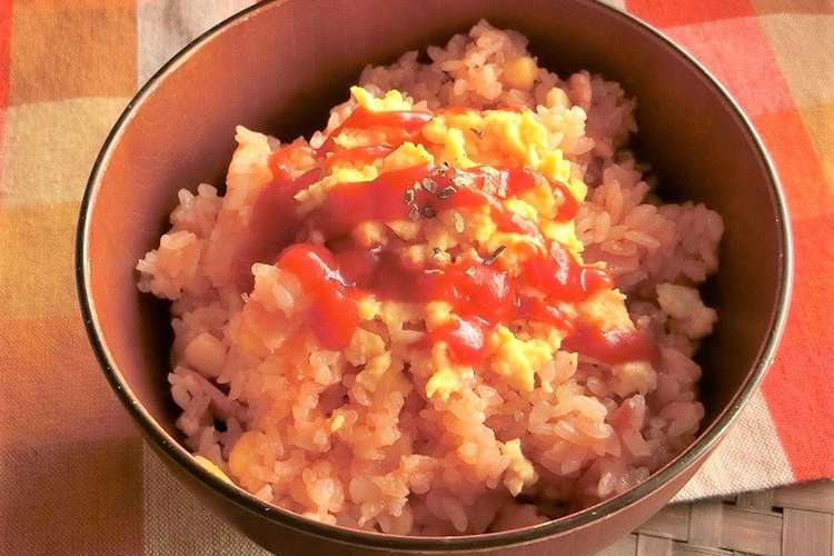 電子レンジで簡単 そぼろ卵のオムライス丼 レシピ 作り方 By 140 わんたるママ クックパッド 簡単おいしいみんなのレシピが371万品