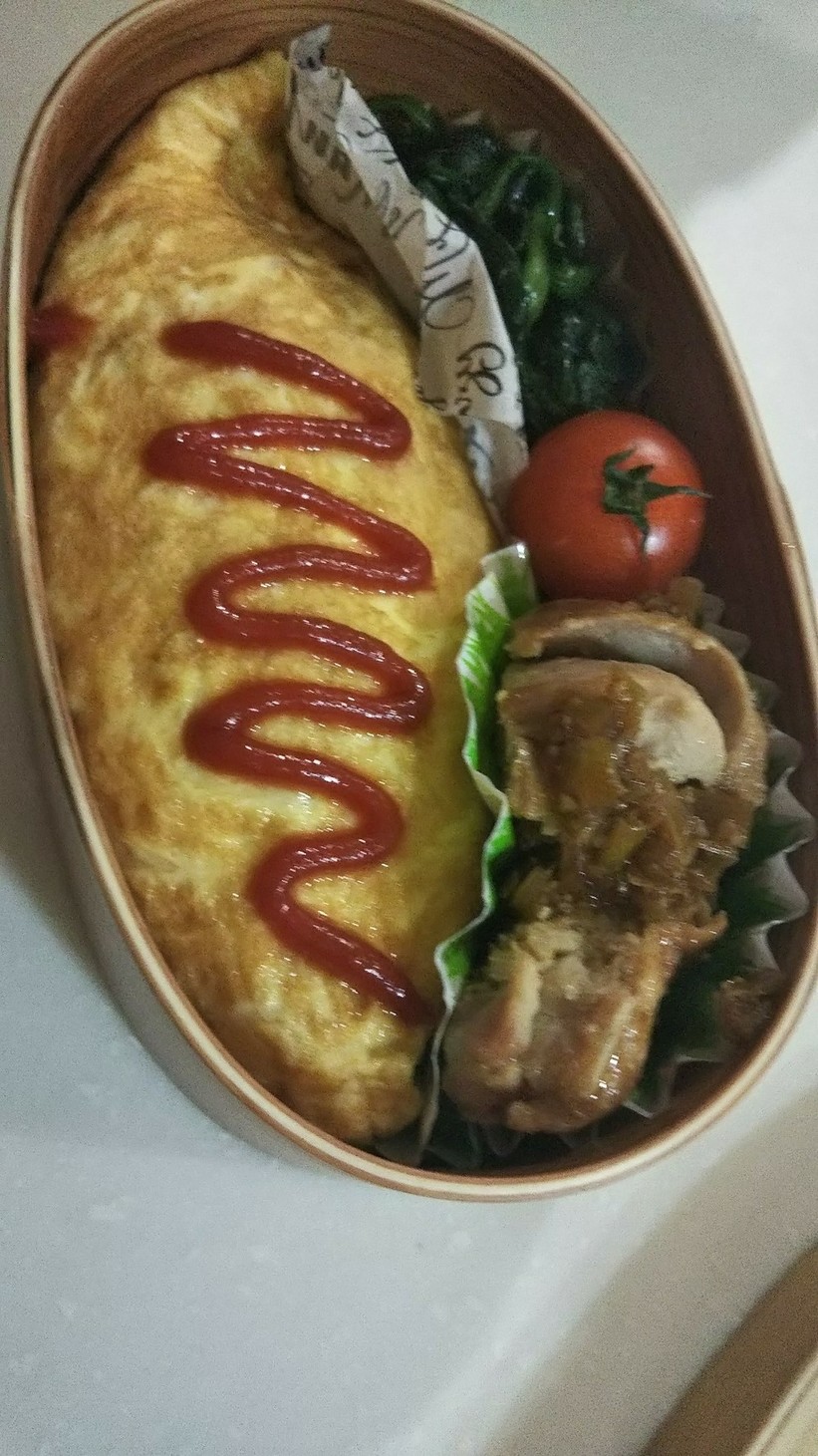 お弁当にも！シンプルなオムライス☆の画像