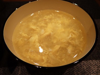 トゲクリガニのスープ（とき卵入り）の写真