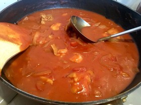余ったカレールーでバターチキンカレー♪