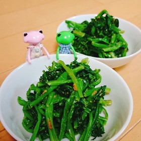 ほんのり甘~い、きな粉のほうれん草あえ♡