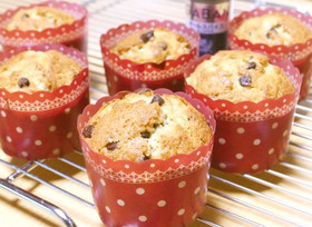 手軽に大人味!チョコバナナマフィン