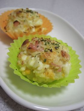 お弁当にぴったり☆焼きポテサラ♪