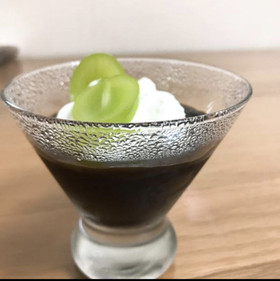 オオバコのコーヒーゼリーレシピ