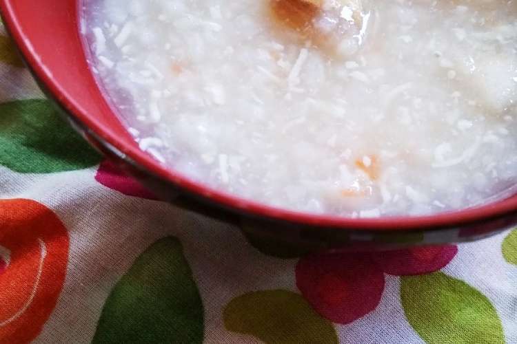 離乳食中期 残りご飯で タラのくず煮雑炊 レシピ 作り方 By まかリｰヌ クックパッド 簡単おいしいみんなのレシピが360万品