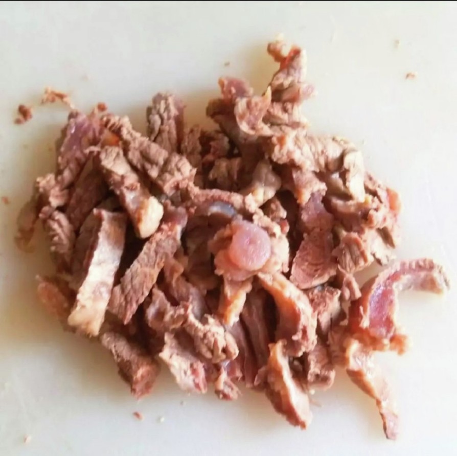 牛スジ・牛スネ肉の下処理の画像