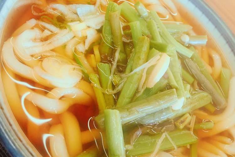 山菜を冷凍しておけばいつでも 山菜うどん レシピ 作り方 By 岡崎明晃 クックパッド