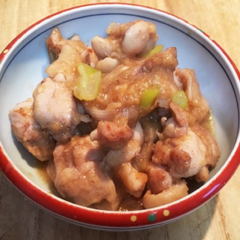 鶏肉のポン酢生姜焼き