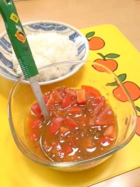 ++朝食にも○簡単トマト玉子ご飯++