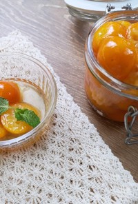 ポリ袋湯煎♥️金柑の甘露煮
