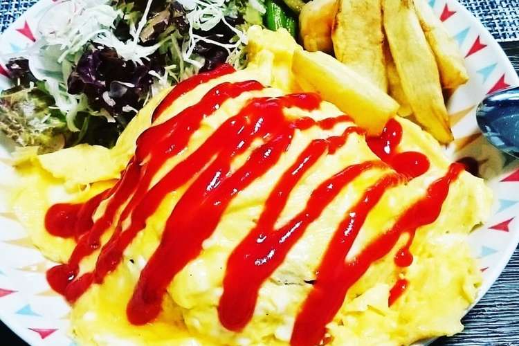 カゴメトマトケチャップで簡単オムライス レシピ 作り方 By ほのけんまま クックパッド