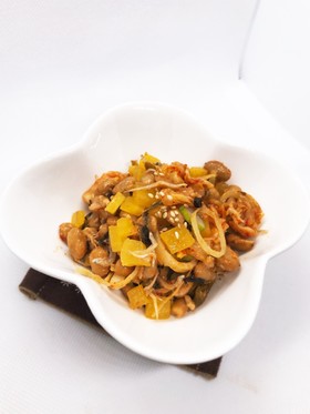 キムチ沢庵高菜納豆。ジャコや鰹節も。