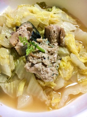 さば水煮缶で簡単★白菜煮