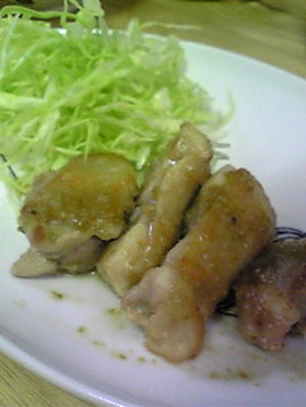 地鶏焼き 柚子胡椒で♪
