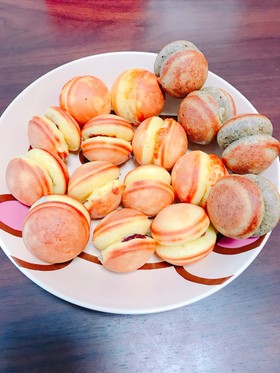 たこ焼き器で簡単☆4種味ベビーカステラ