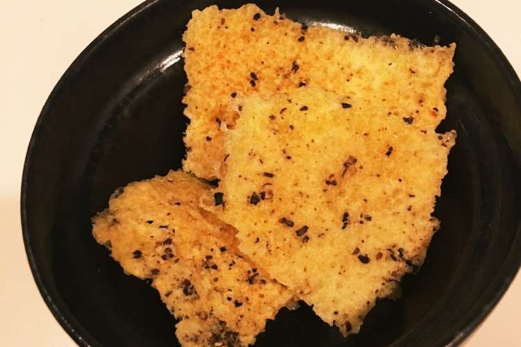 とろけるスライスチーズのパリパリおつまみ レシピ 作り方 By はっちの台所 クックパッド 簡単おいしいみんなのレシピが352万品