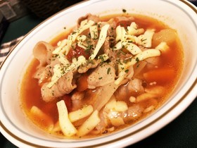 ズボラ飯☆おかずにもなるトマトスープ