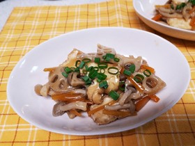 簡単~厚揚げソテーのれんこんあんかけ